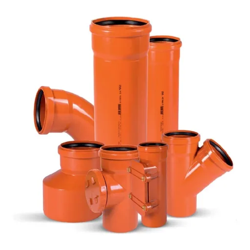 KG Bogen DN 110, 67 Grad, Kanalgrundbogen PVC