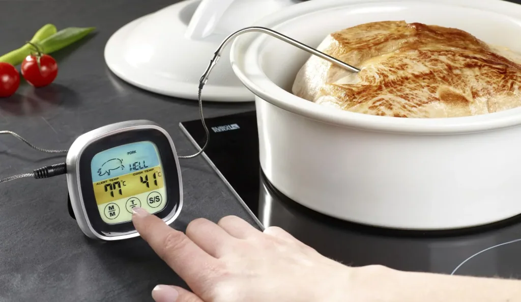 Digitales Brat- und Grill-Thermometer mit Touchscreen