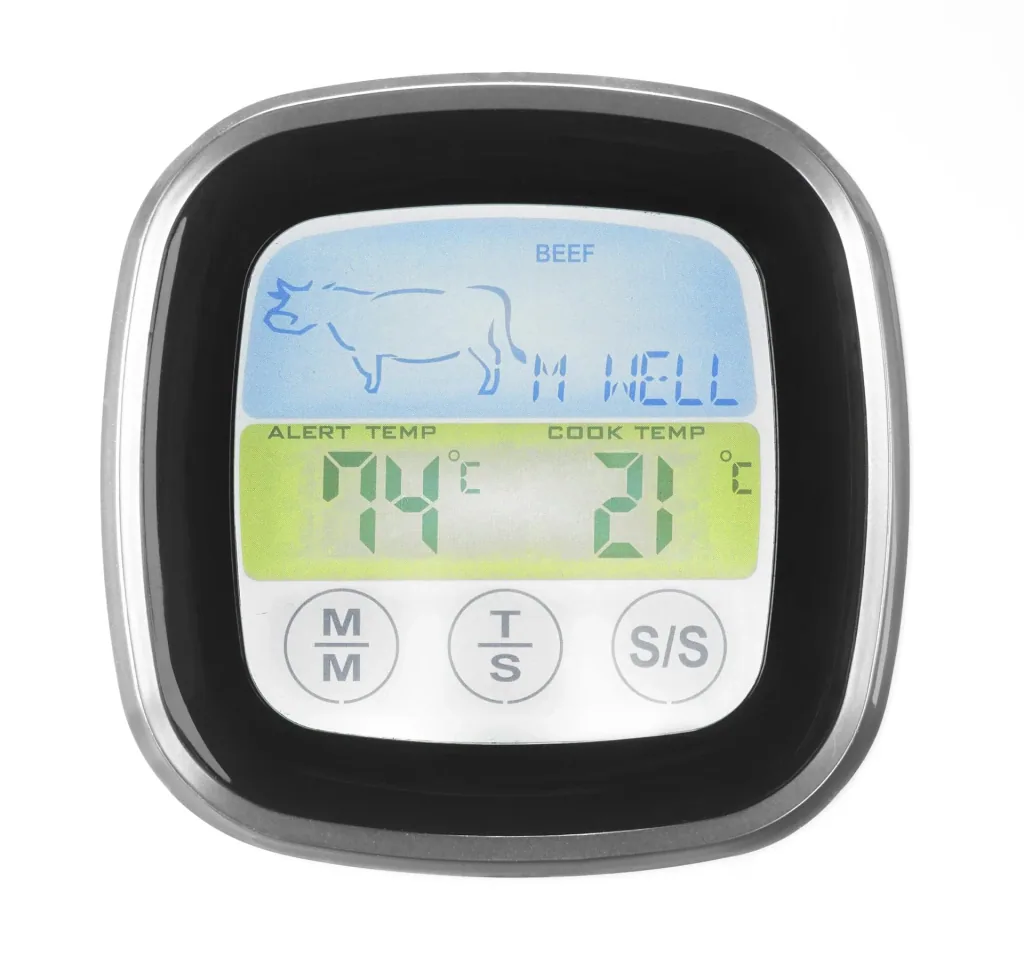Digitales Brat- und Grill-Thermometer mit Touchscreen