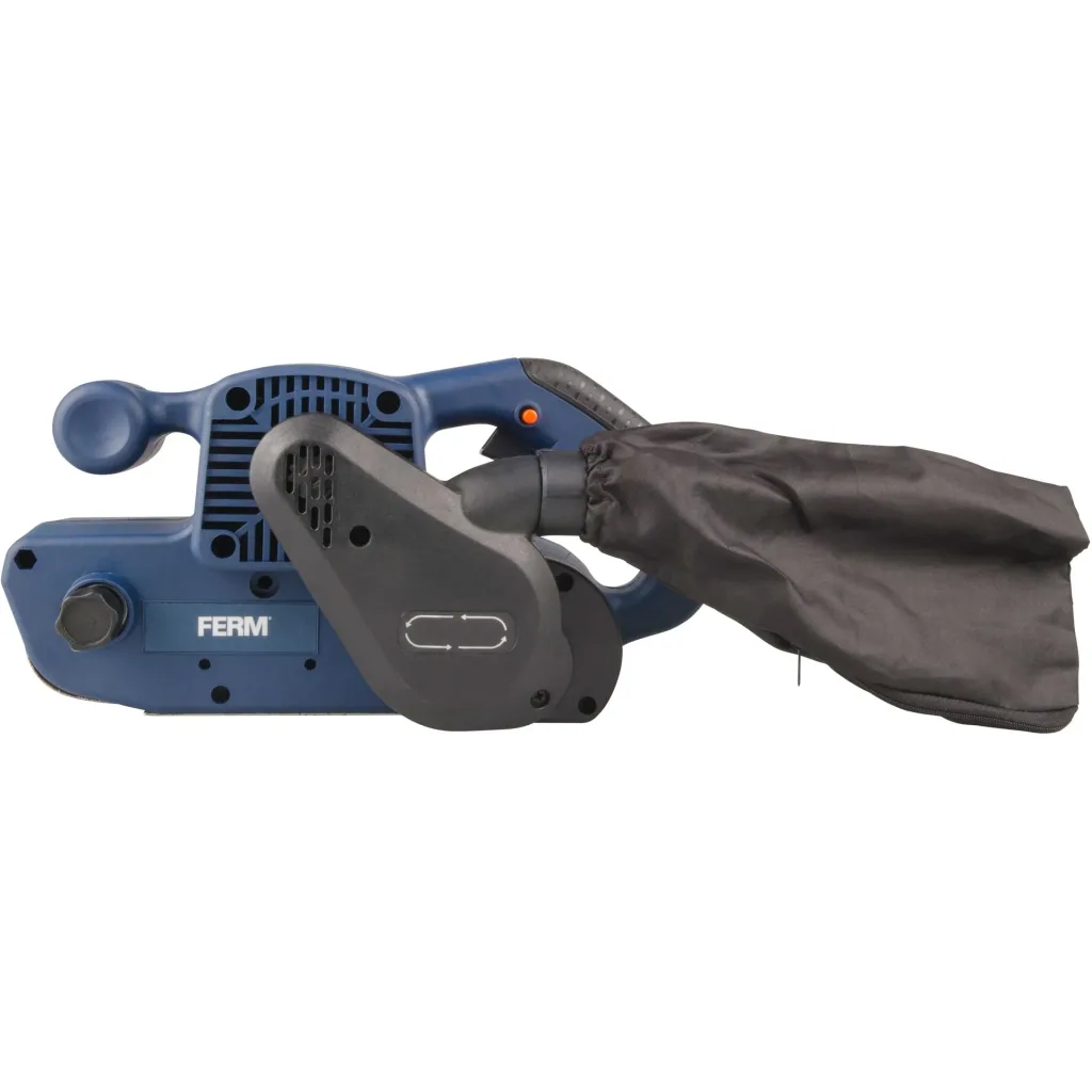 BSM1024 Bandschleifer 950W - Variable Bandgeschwindigkeit - Schnellwechelsystem - Inkl. Schleifband (P80) und Staubfangs