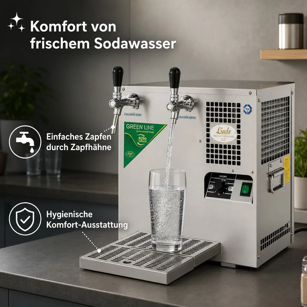 Wassersprudler, Wasserspender, Trinkwassersprudler - AS-45, 2-leitig