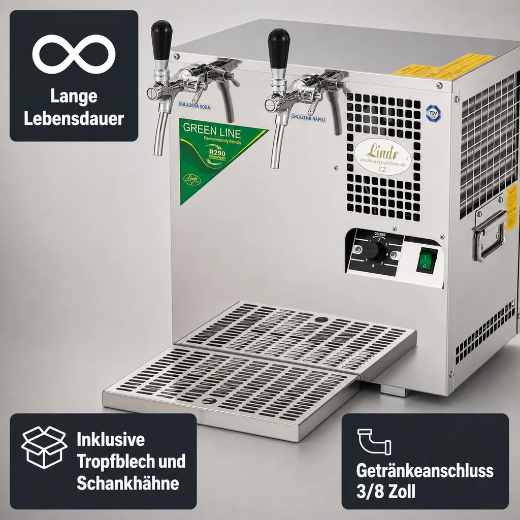 Wassersprudler, Wasserspender, Trinkwassersprudler - AS-45, 2-leitig