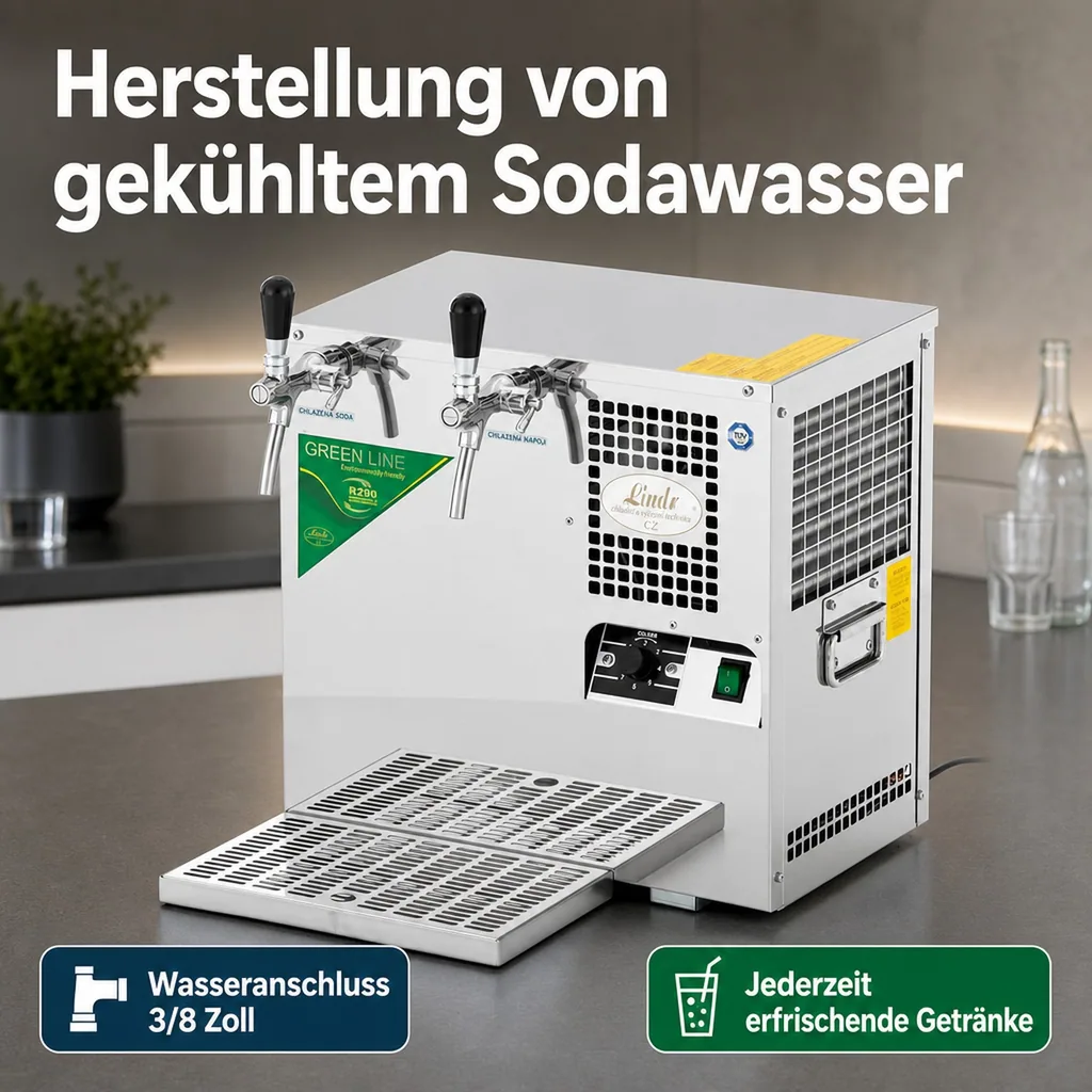 Wassersprudler, Wasserspender, Trinkwassersprudler - AS-45, 2-leitig