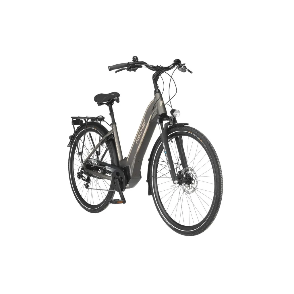 Unisex E-Bike City, 28 Zoll, Rahmengröße 44cm, 10-Gang Kettenschaltung, platingrau matt, CITA 6.0i