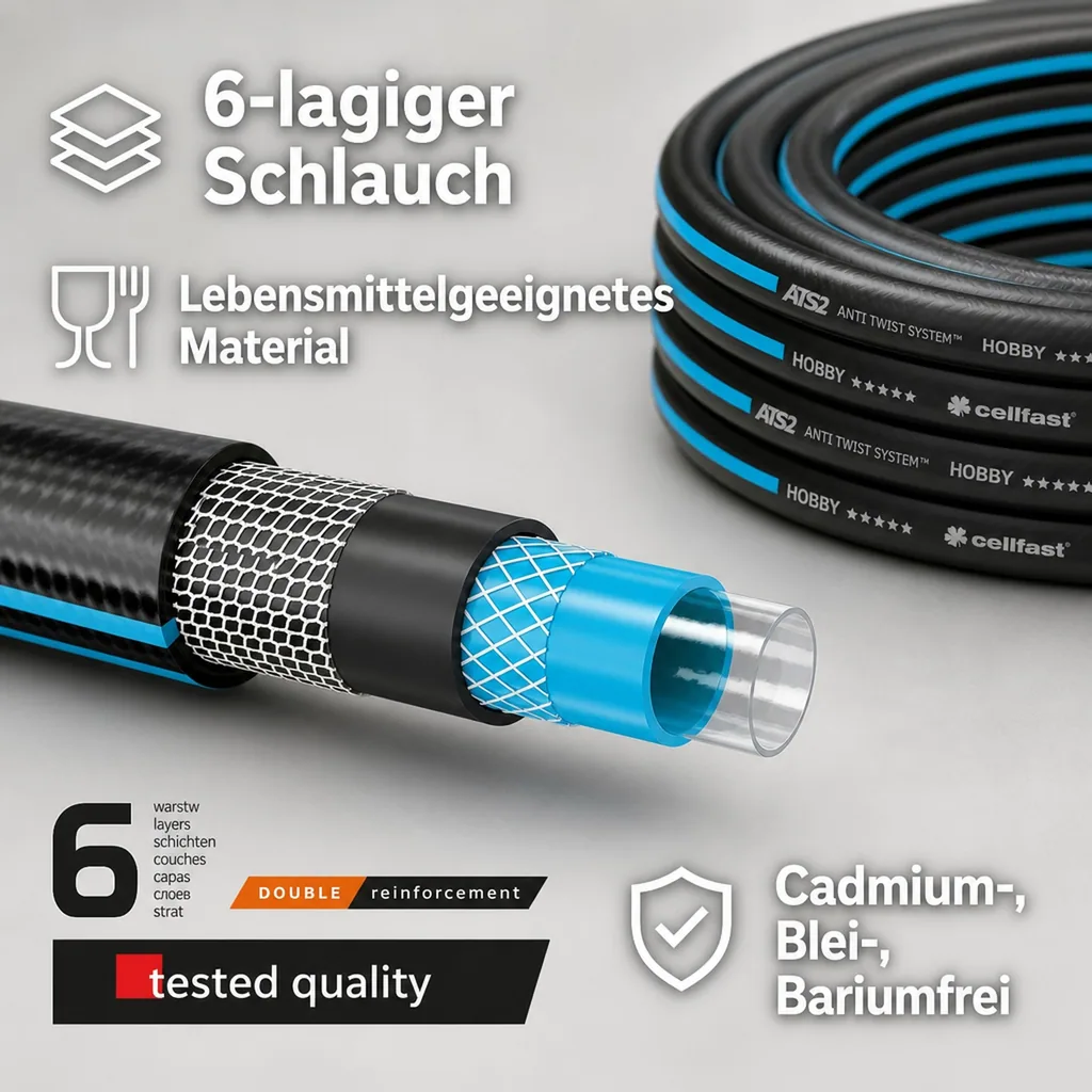 Hobby 1" 50 Meter Schlauch