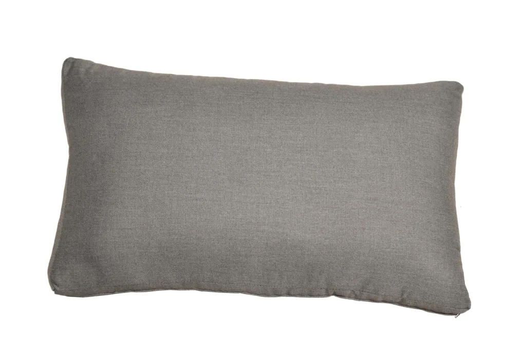 Doppelliege DELIA, Alu, dunkelgrau / Polyester, grau