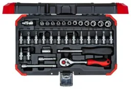 Steckschlüssel Satz 1/4 SW4-13 mm 33-teilig