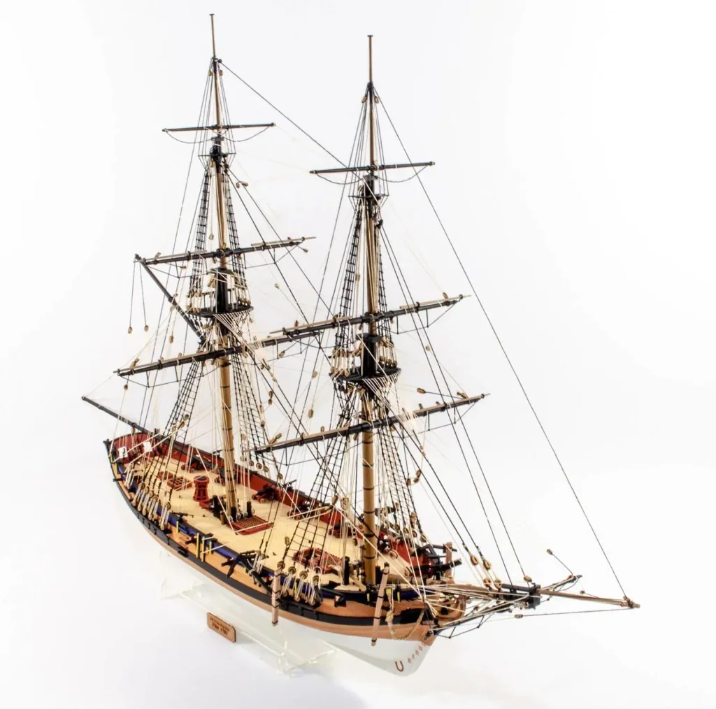 Bausatz HMS Flirt im Maßstab 1:64