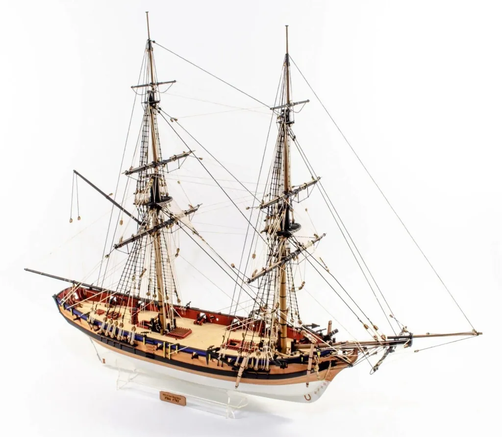 Bausatz HMS Flirt im Maßstab 1:64