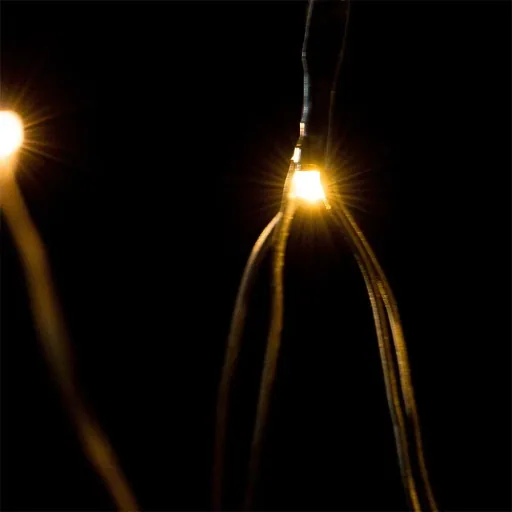 Weihnachts-Netzbeleuchtung mit 160 warmweißen LEDs | für den Innen- und Außenbereich | 200 x 150 cm | MIT Fernbedienung