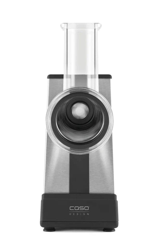 Elektrische Multi-Reibe „CR4“, Edelstahl, Schwarz/Silberfarben