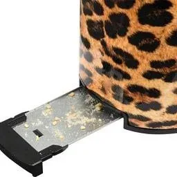 Panther Wasserkocher - 1.7L und Toaster - Panther Druck - Leopard - Retro