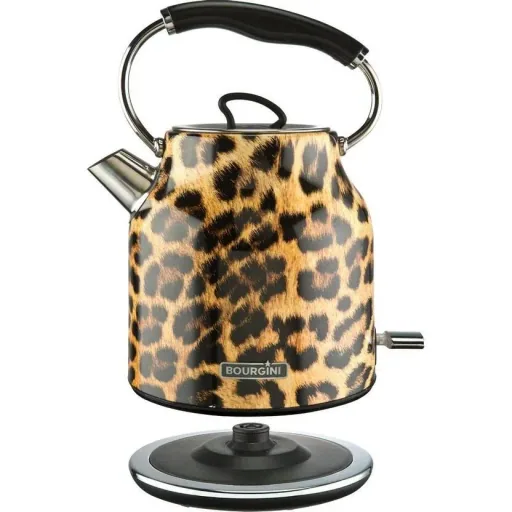 Panther Wasserkocher - 1.7L und Toaster - Panther Druck - Leopard - Retro