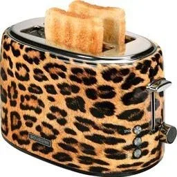 Panther Wasserkocher - 1.7L und Toaster - Panther Druck - Leopard - Retro