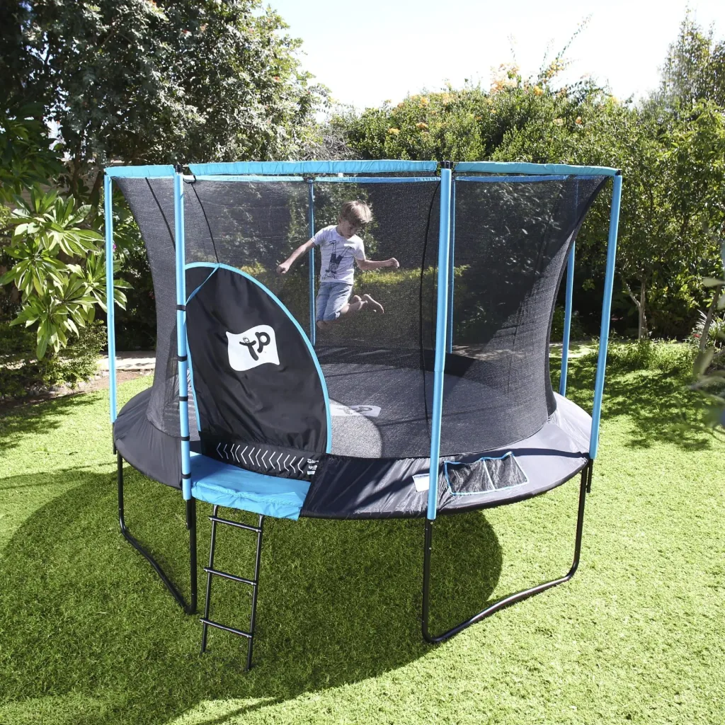 Genius Trampolin blau/schwarz Ø427 cm