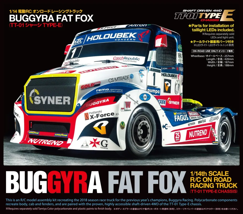 RC Car Buggyra Fat Fox RaceTruck 1:14 TT-01E