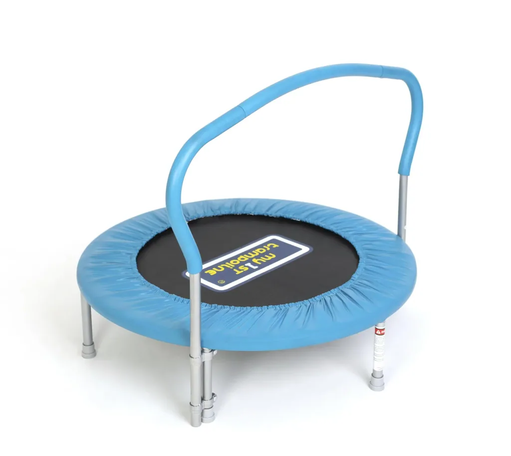 Kinder- & Fitnesstrampolin blau