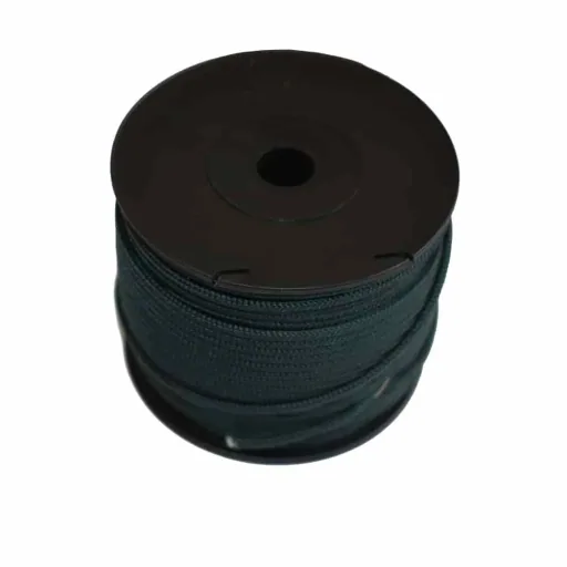 Kordel, Befestigungskordel, PP, 2,5mm, schwarzgrün, 25m
