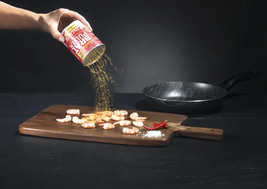 Pflanzliches Bratfett-Pulver, „PAUDAR“, mit Chili und Salz, 175 g