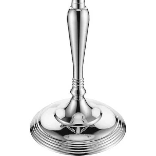 Kerzenständer silber glänzend Aluminium 60cm 5-armig Kandelaber