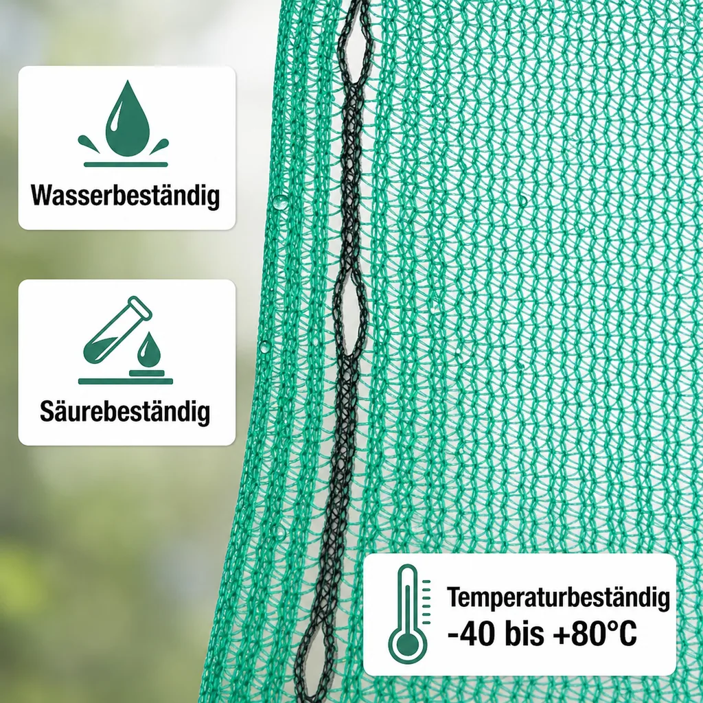 Gerüstschutznetz 3,07 x 20 m grün 50 g/m²