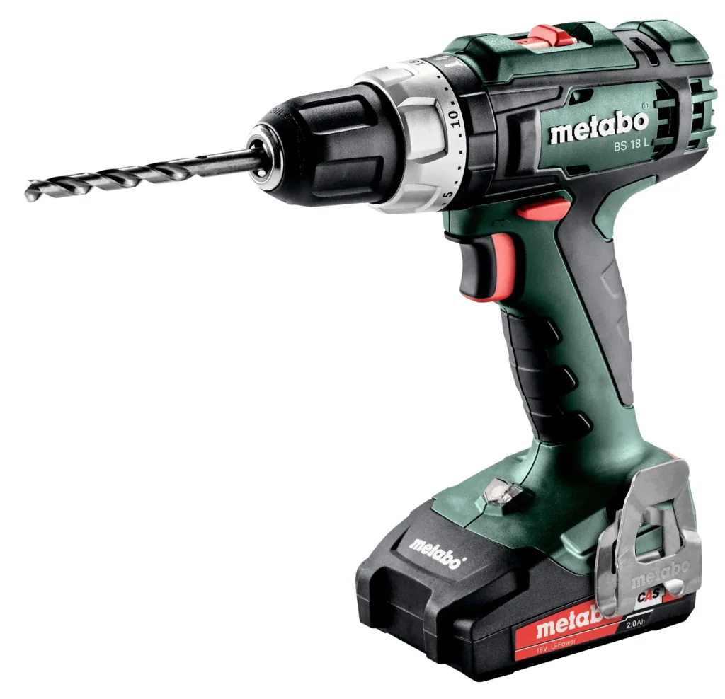 Akku-Bohrschrauber BS 18 L SET inklusive 2 Li-Power Akkupacks 18 Volt (2,0 Ah)