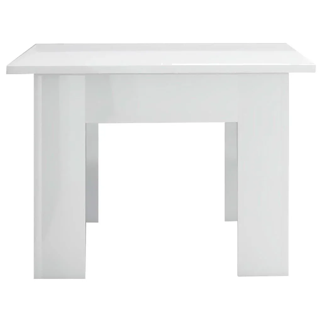Couchtisch 100x60x42 cm Hochglanz-Spanplatte weiß