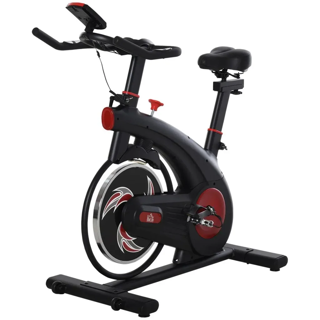 Fahrradtrainer Indoor Heimtrainer mit 8KG Schwungrad Home Gym Cycling Bike Trainer Fitnessfahrrad Stufenlos Widerstand S