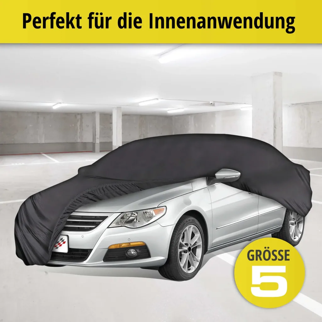 Autoabdeckplane indoor soft - Größe 5 - 441x510x155cm - PES - Elasthan