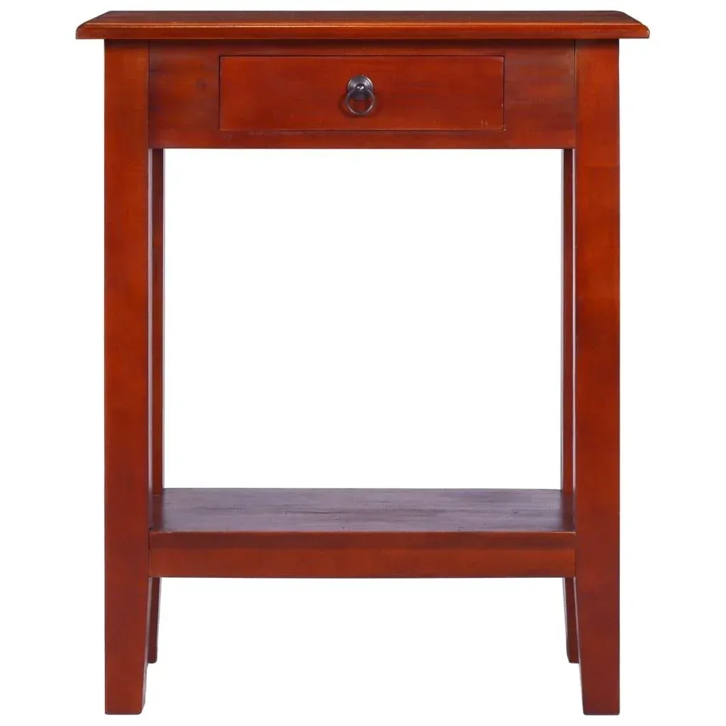 Wandtisch 60x30x75 cm Mahagoni massiv classic braun