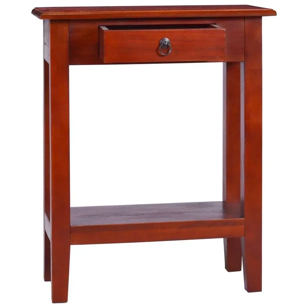 Wandtisch 60x30x75 cm Mahagoni massiv classic braun