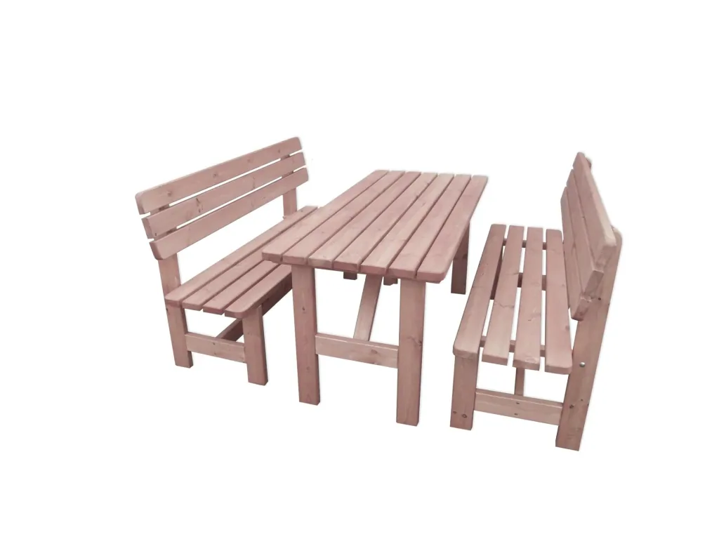 Holz-Garnitur Summer grau