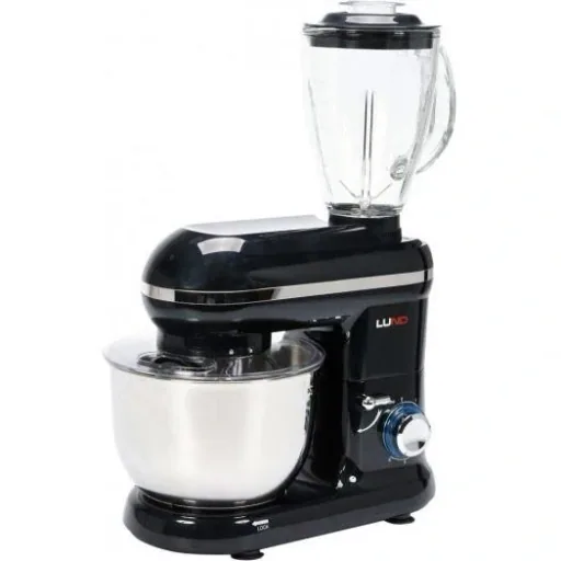 Küchenmaschine Mixer und Pürierstab - 1000W - Edelstahlschüssel mit 4,5 L