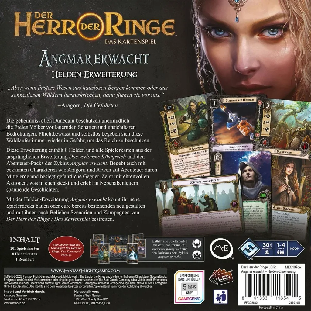 Der Herr der Ringe - Das Kartenspiel - Angmar erwacht - Helden Erweiterung