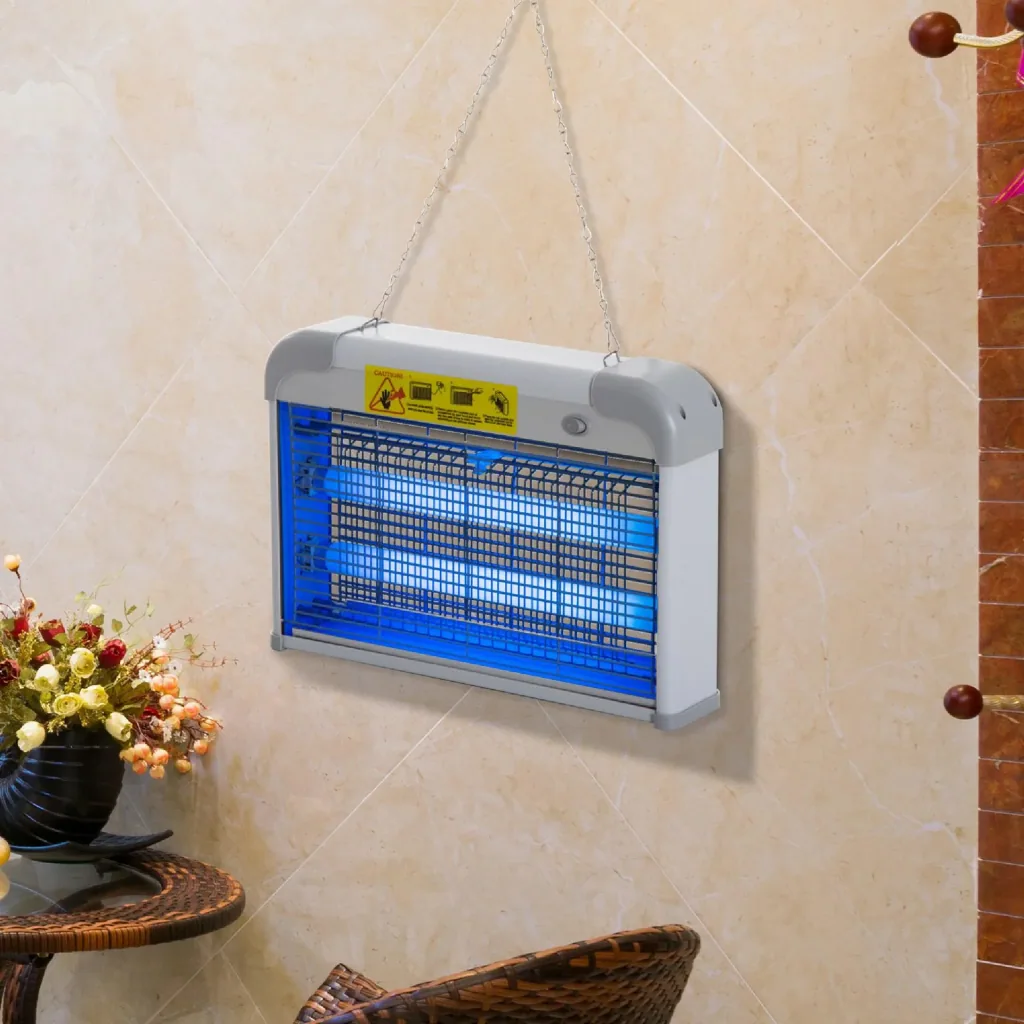 Insektenvernichter Mückenschutz elektrisch 20W Grau 37,5 x 8,5 x 26,5cm