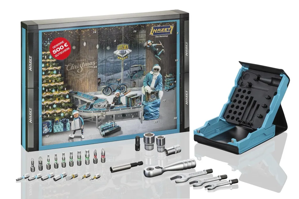 Adventskalender "SANTATOOLS", 28-teilig