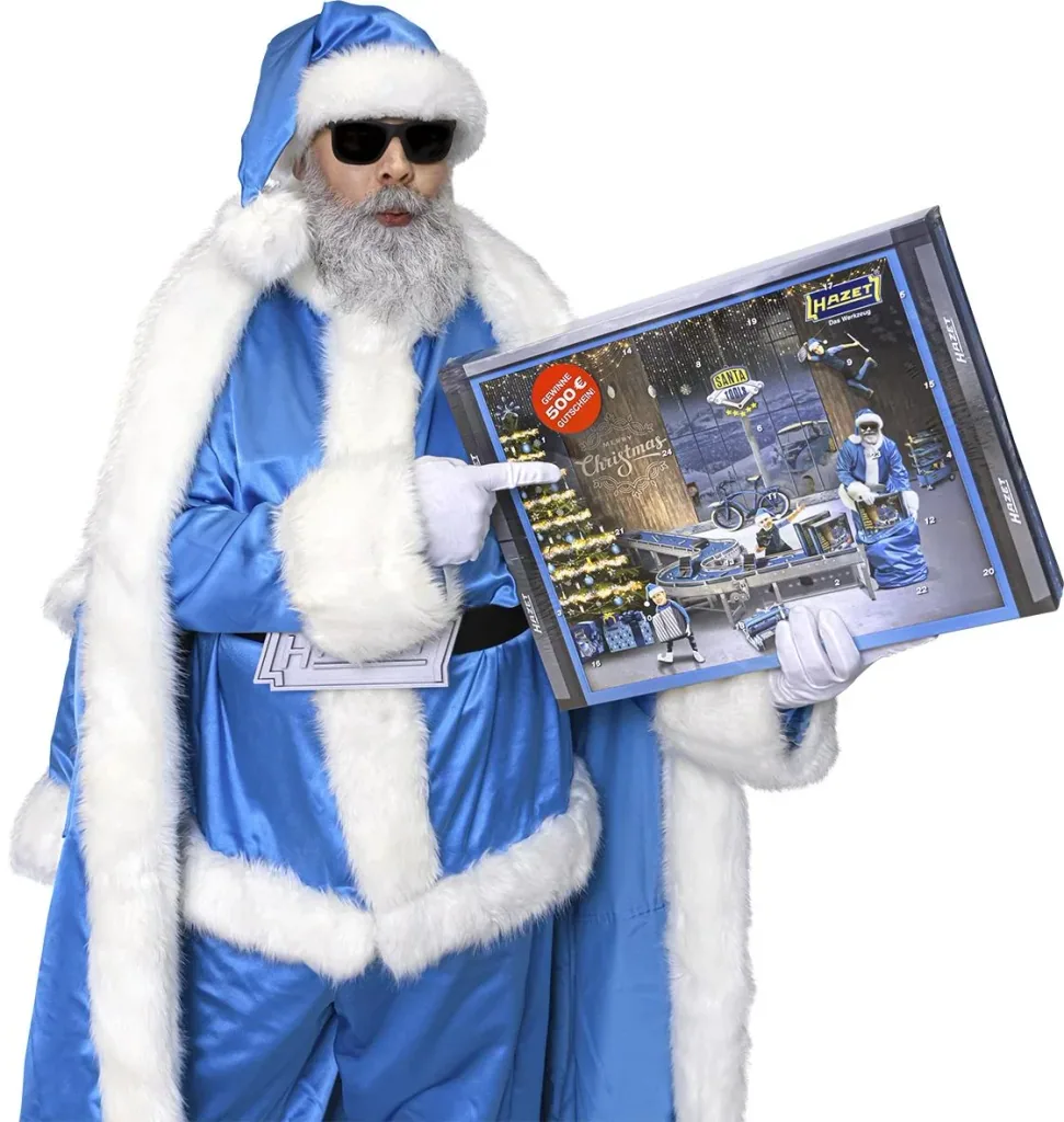 Adventskalender "SANTATOOLS", 28-teilig