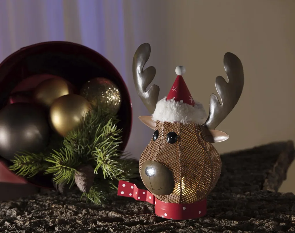 LED Weihnachtsfigur Rudolf