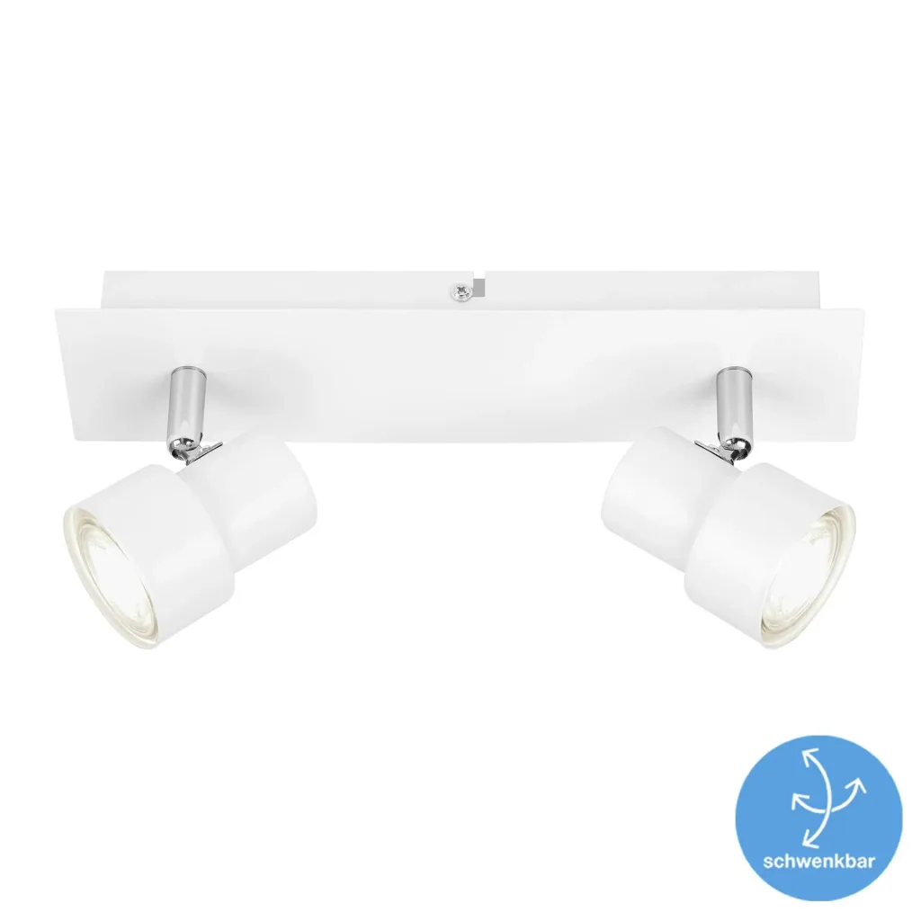 LED Deckenleuchte, 920 Lumen, 10 Watt, GU10, weiß