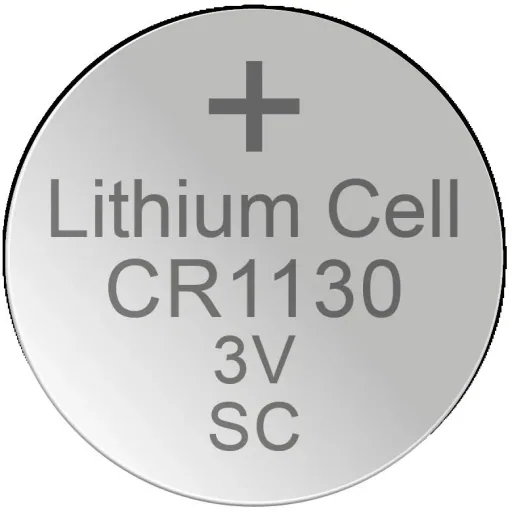 Lithium Knopfzelle CR1130, 3 Volt - 5 Stück