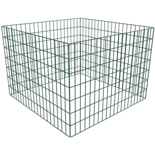 Kompostbehälter quadratisch 100x100x70 cm Maschenweite