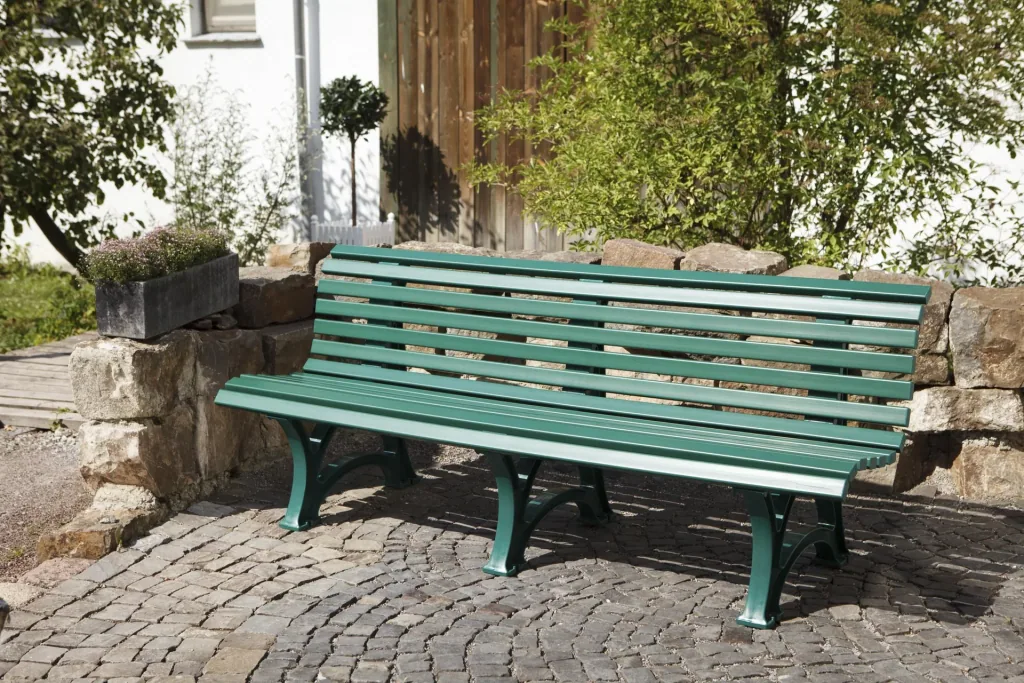 Gartenbank Borkum grün