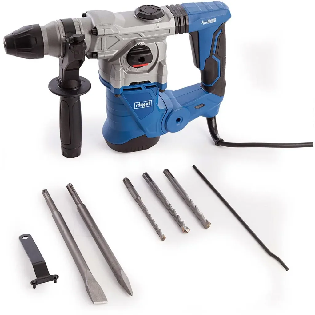 Bohrhammer DH1300PLUS - 1250 W | 5J | Inkl. Koffer, Meißel und Bohrer