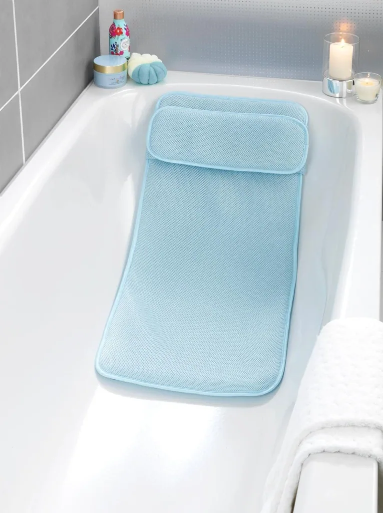 Badewannenmatte mit Kissen