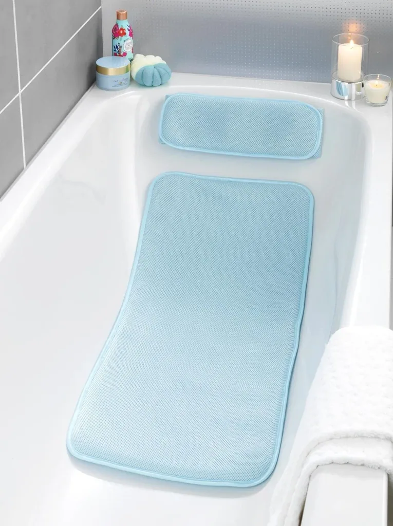 Badewannenmatte mit Kissen
