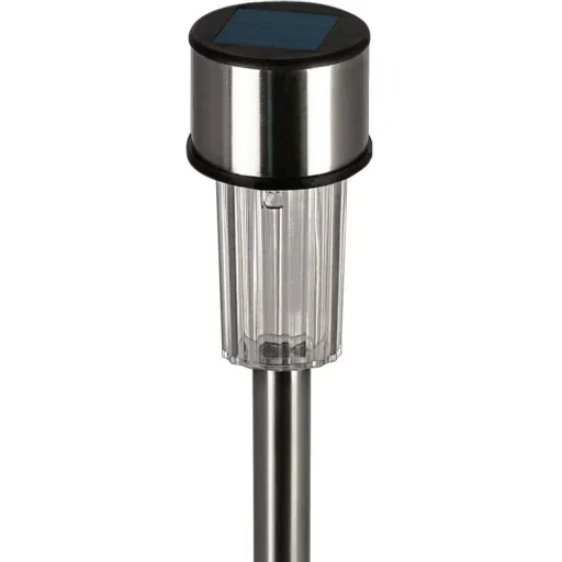 LED Solarlampen 8er Set - Edelstahl - Gartenbeleuchtung - Strahler- 31cm - Verschiedene Farben