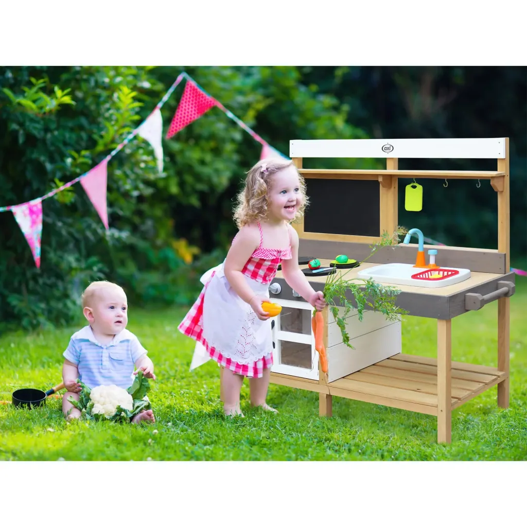 Rosa Sand & Wasser Spielküche Groß