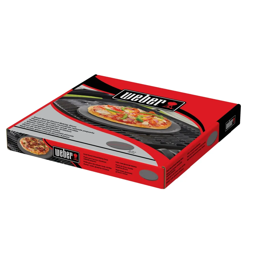 Glasierter Pizzastein klein, rund Ø 26 cm