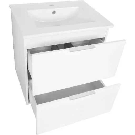 Bolo Badezimmermöbel Knock down 50x61x46cm hoogglans Weiss