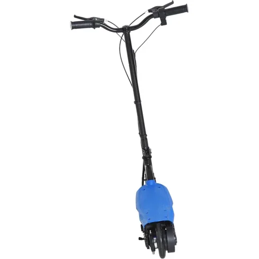 E-Scooter Tretroller Kinderroller Kinder Roller Metall Blau